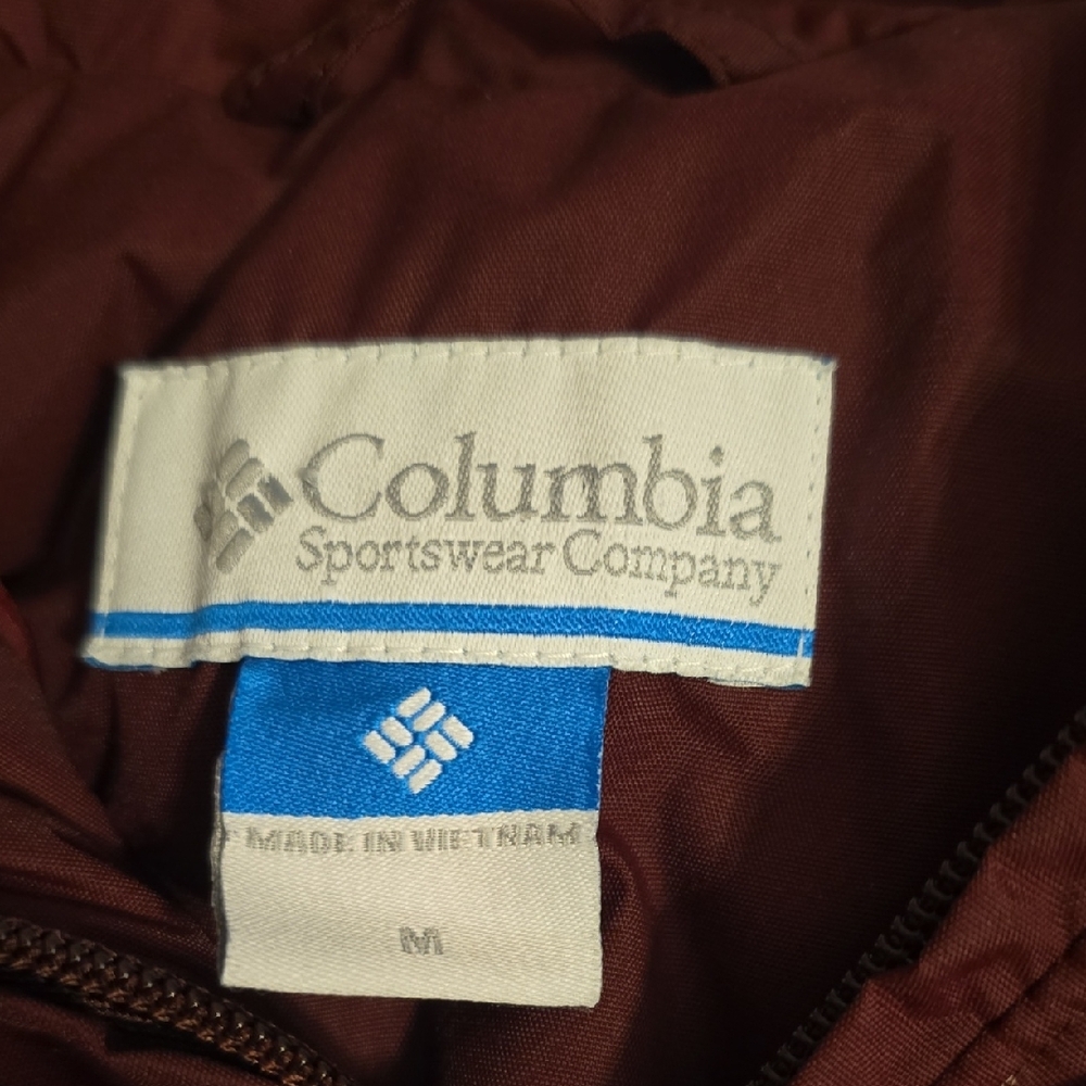 Columbia Women's Burgundy Jacket with Pink Accents, Preowned - Picture 2 of 16